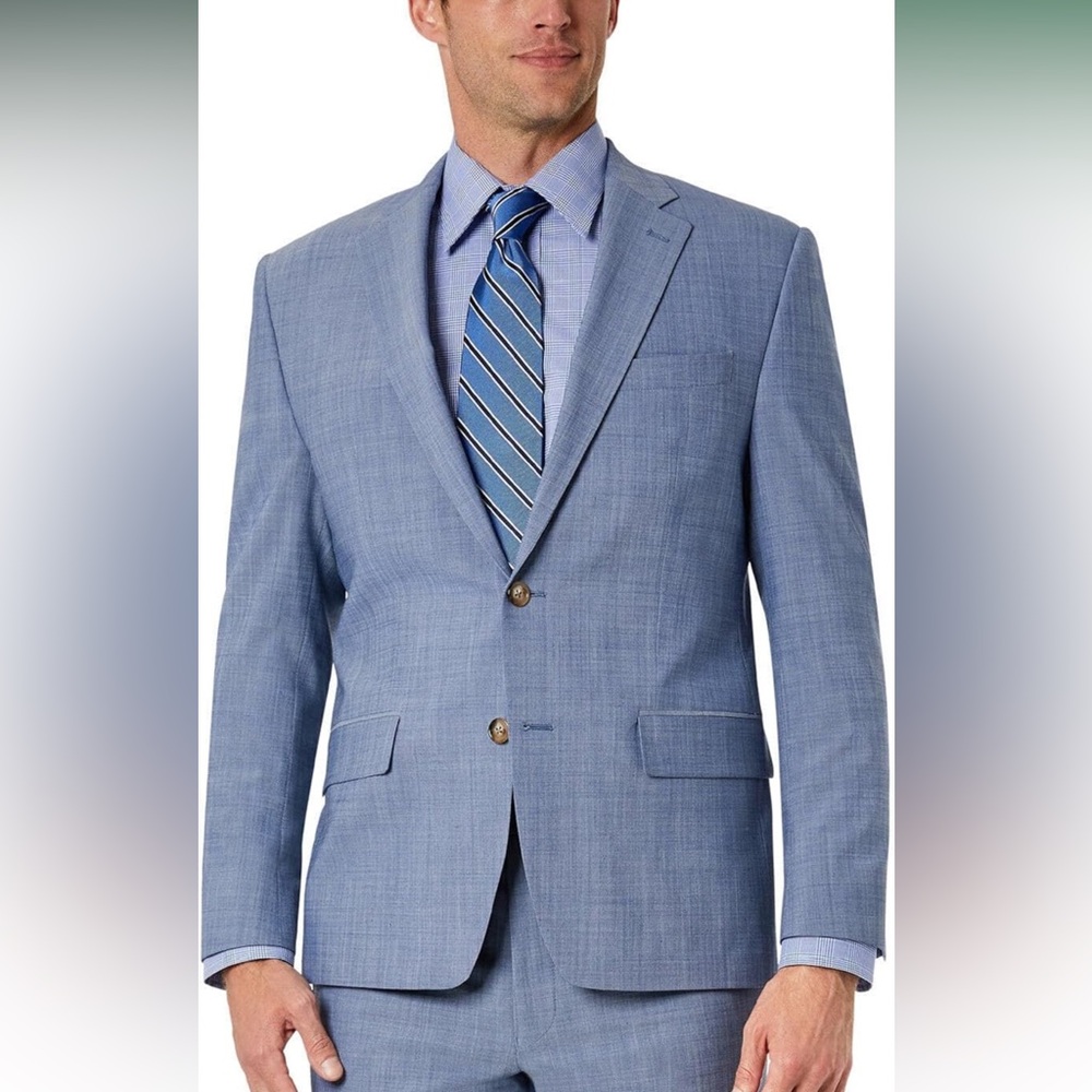 Lauren Ralph Lauren Mens Classic-Fit Wool Blend Suit